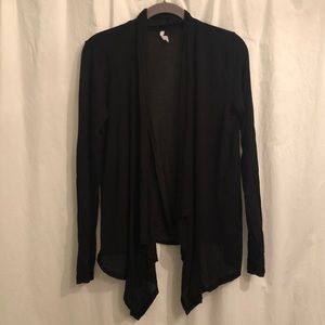Black cardigan